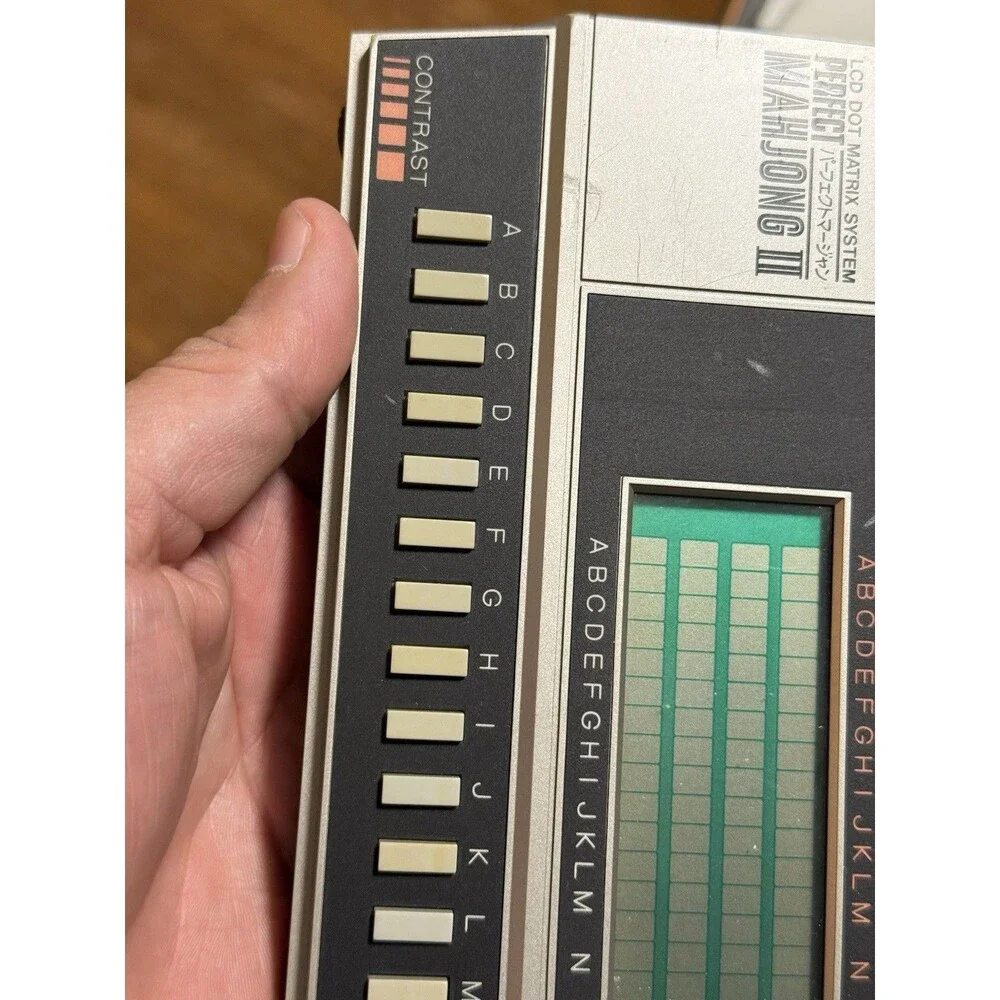 Perfect Mahjong II LSI Game Bandai LCD Dot Matrix Game /Vintage